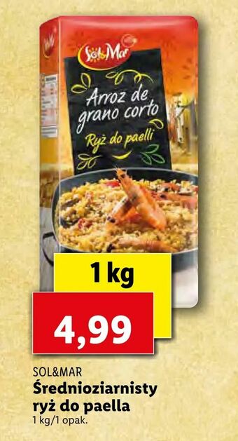 Lidl Średnioziarnisty ryż do paella oferta