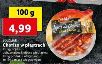 Lidl Chorizo w plastrach oferta