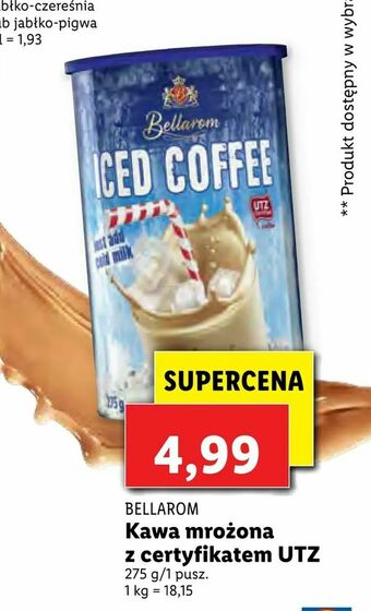 Lidl Kawa mrożona z certyfikatem UTZ oferta