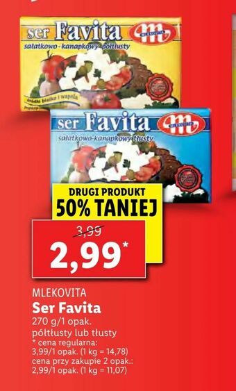 Lidl Ser Favita oferta