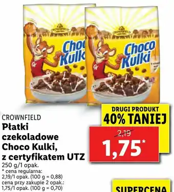 Lidl Płatki czekoladowe Choco Kulki, z certyfikatem UTZ oferta