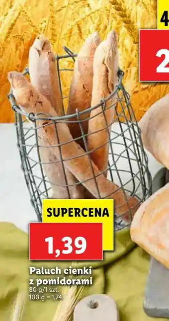Lidl Paluch cienki z pomidorami oferta
