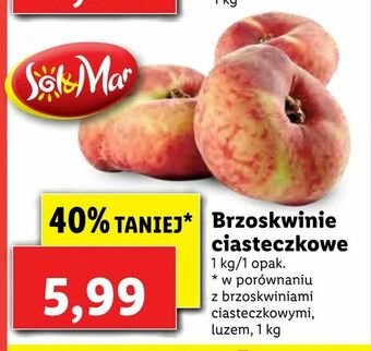 Lidl Brzoskwinie. ciasteczkowe oferta