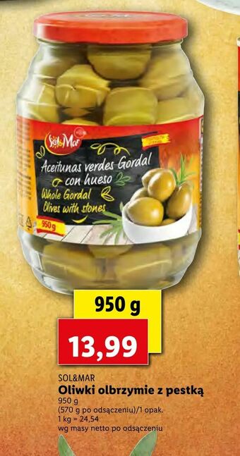 Lidl Oliwki olbrzymie z pestką oferta