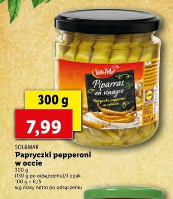 Lidl Papryczki pepperoni w occie oferta