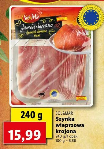 Lidl Szynka wieprzowa krojona oferta