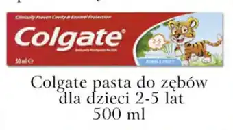 ADEKS Colgate-palmolive colgate pasta do zębów dla dzieci 2-5 500ml oferta