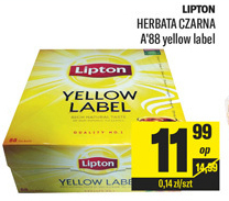 TomiMarkt Lipton yellow label herbata czarna 176 g (88 torebek) oferta