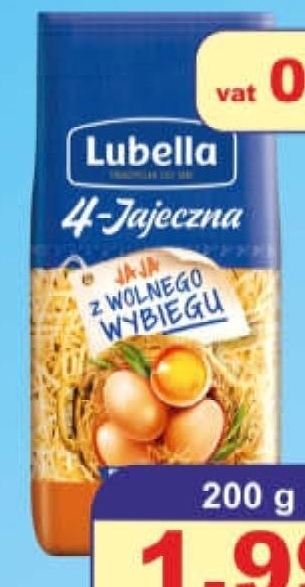 Primus Lubella 4-jajeczna makaron krajaneczka 200 g oferta