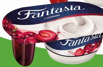Społem Fantasia jogurt kremowy z wiśniami 118 g oferta