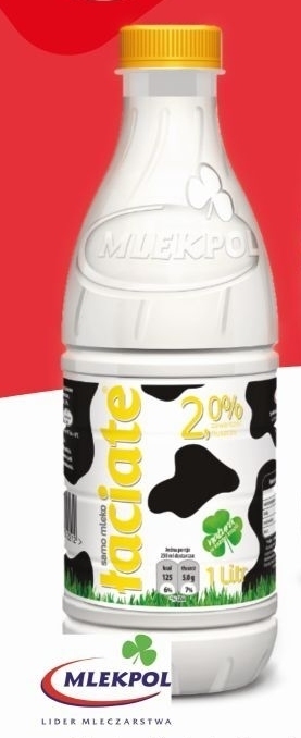 Społem Łaciate mleko świeże 2,0 % 1 l oferta