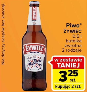Carrefour Express Żywiec piwo jasne 500 ml oferta