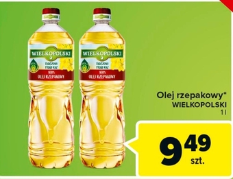Carrefour Wielkopolski olej rzepakowy 100 % 1 l oferta