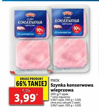 Szynka konserwowa wieprzowa