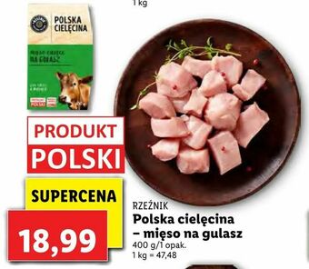 Lidl Polska cielęcina - mięso na gulasz oferta