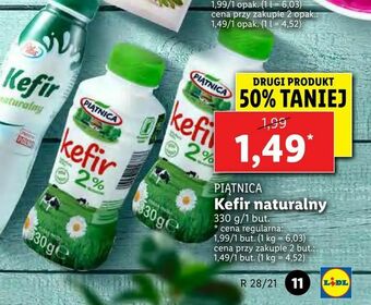 Lidl Kefir naturalny oferta