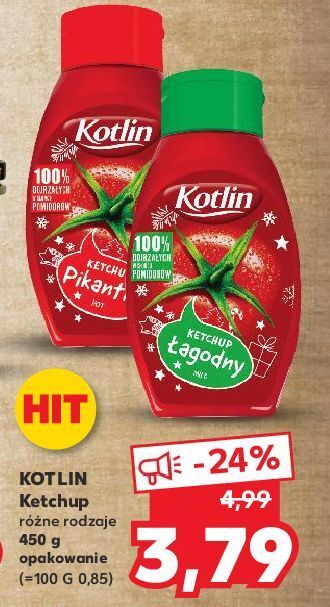 Kaufland Ketchup łagodny kotlin oferta