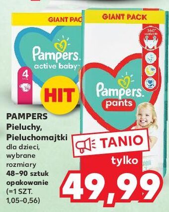 Kaufland Pieluchomajtki 5 pampers pants oferta