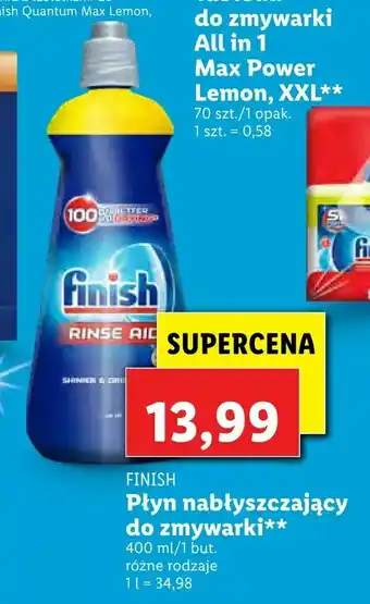 Lidl Płyn nabłyszczający do zmywarki** oferta