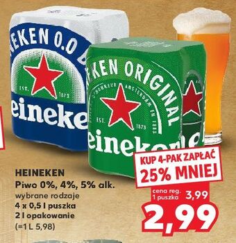 Kaufland Piwo heineken silver oferta