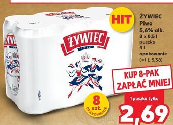 Kaufland Piwo żywiec jasne pełne oferta