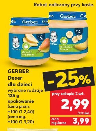 Kaufland Deserek gruszki williamsa gerber oferta