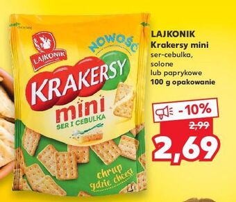 Kaufland Krakersy solone lajkonik mini oferta