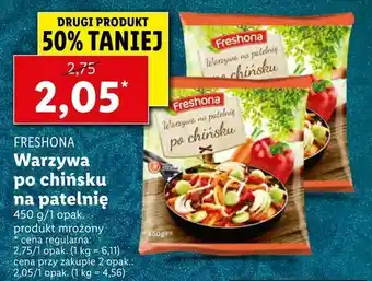 Lidl Warzywa po chińsku na patelnię oferta
