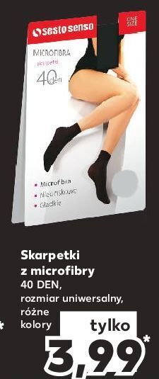Kaufland Skarpetki z microfibry 40 den sesto senso oferta