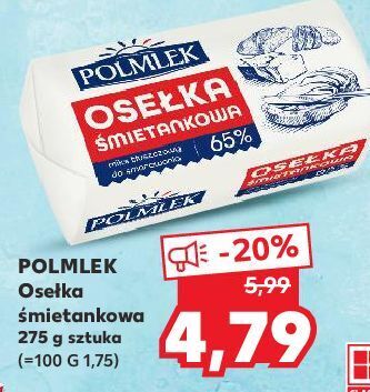 Kaufland Osełka śmietankowa polmlek oferta