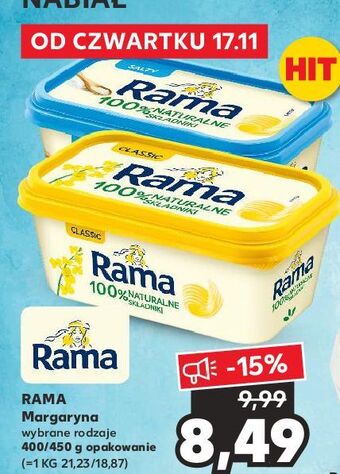 Kaufland Margaryna rama salty oferta