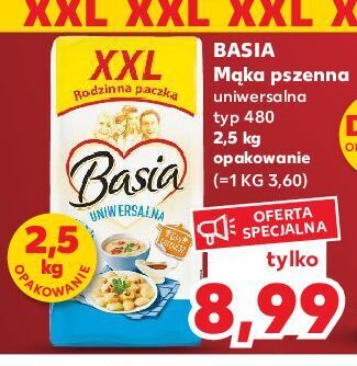 Kaufland Mąka uniwersalna basia oferta
