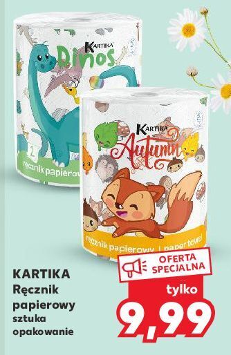 Kaufland Ręcznik papierowy dinos kartika oferta