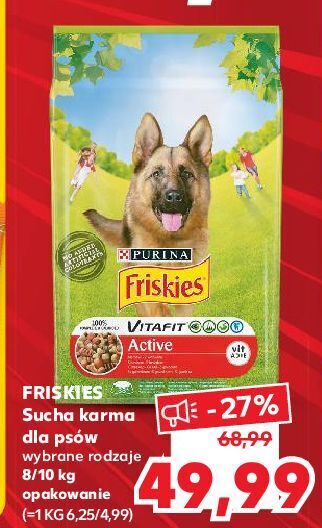 Kaufland Karma dla psa active friskies vitafit oferta