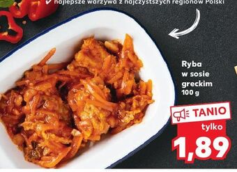 Kaufland Ryba w sosie greckim oferta