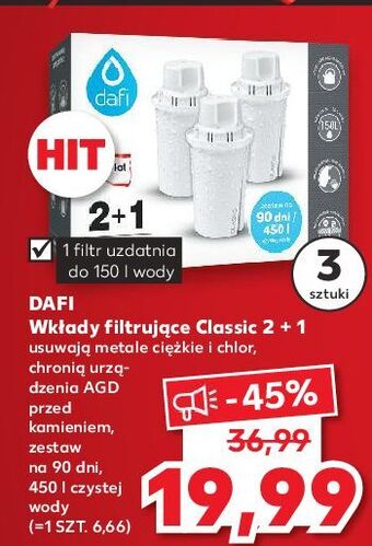 Kaufland Wkład filtrujący classic dafi oferta