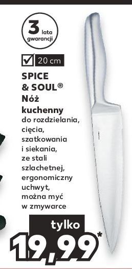 Kaufland Nóż do mięsa 20 cm spice&soul oferta