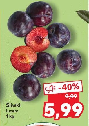 Kaufland Śliwki oferta