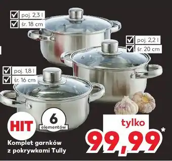 Kaufland Komplet garnków tully oferta