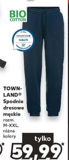 Kaufland Spodnie dresowe m-xxl townland oferta