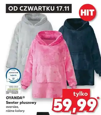 Kaufland Sweter pluszowy oyanda oferta