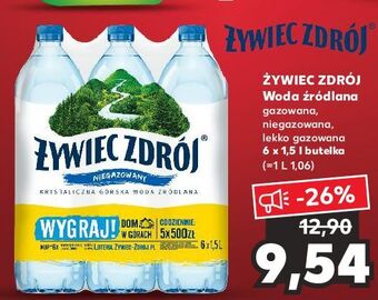 Kaufland Woda niegazowana żywiec zdrój oferta