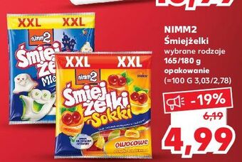 Kaufland Żelki owocowe nimm2 śmiejżelki sokki oferta