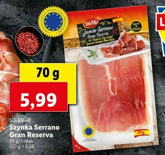Lidl Szynka Serrano Gran Reserva oferta