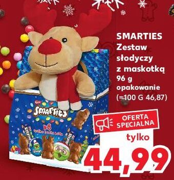 Kaufland Draże + maskotka renifer smarties oferta