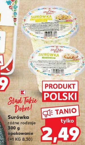 Kaufland Surówka z białej kapusty ogórkiem kiszonym k-classic stąd takie dobre! oferta