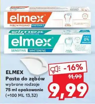 Kaufland Pasta do zębów whitening elmex sensitive oferta