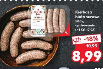 Kaufland Kiełbasa biała z szynki k-classic stąd takie dobre! oferta