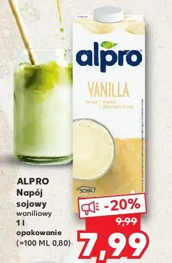 Kaufland Napój sojowy waniliowy alpro soya oferta