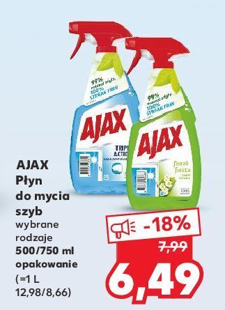 Kaufland Płyn do mycia szyb ajax triple action oferta